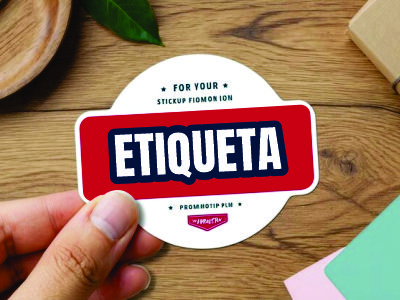 Etiquetas adesivas personalizáveis
